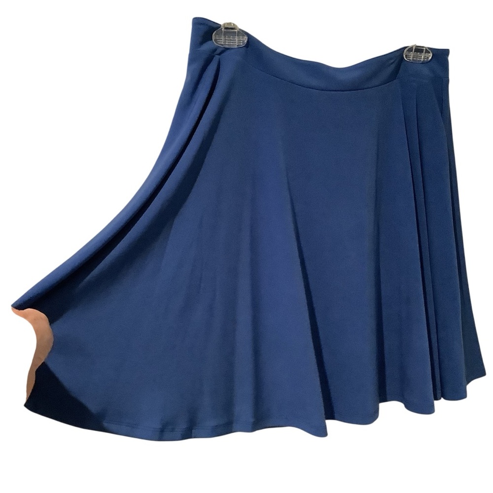 Michael Kors Light Weight Royal Blue Skater Skirt BRAND NEW No Price Tag - Picture 4 of 7